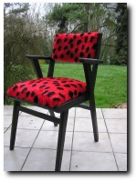 Une chaise années "50" relookée pour une chambre d'enfant