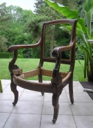 Carcasse de fauteuil "Restauration" dégarnie