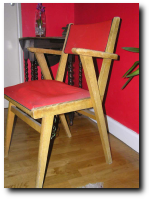 la vieille chaise années "50" sortie du grenier
